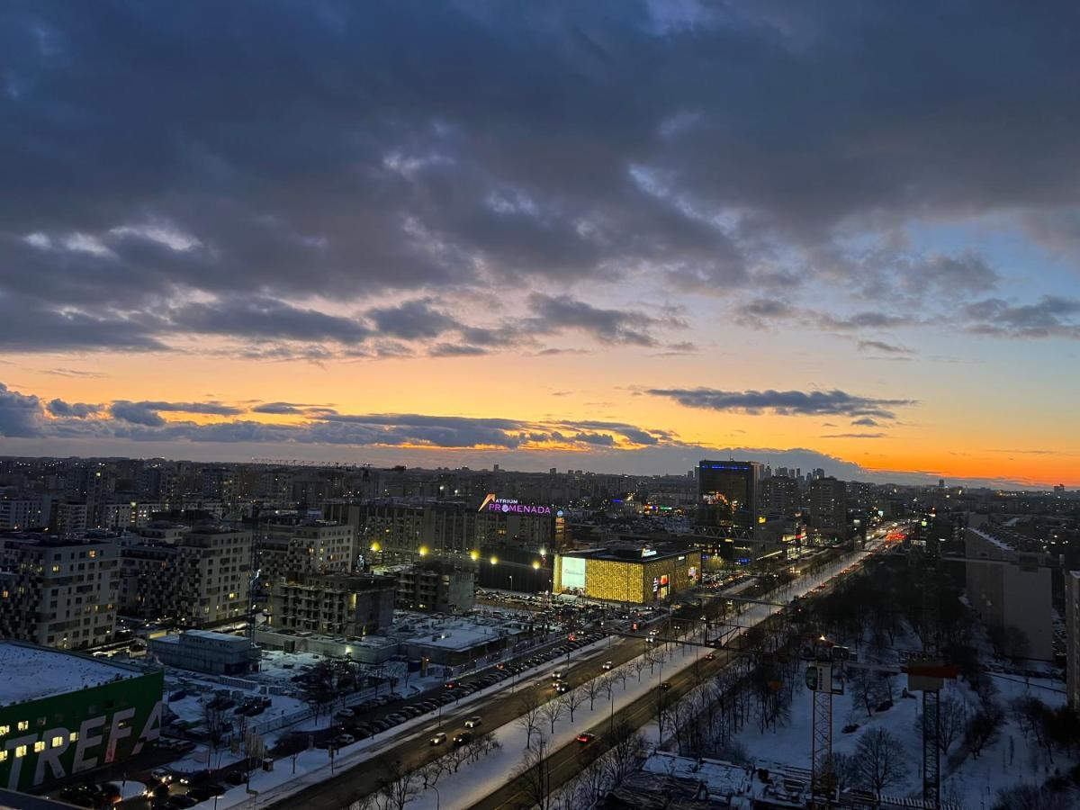ורשה Apartament Skyscrapper Z Widokiem Na Panorame Warszawy מראה חיצוני תמונה