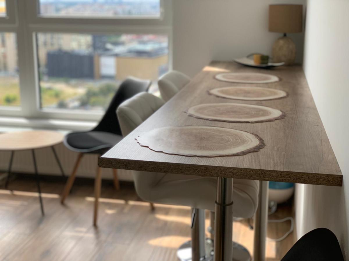 ורשה Apartament Skyscrapper Z Widokiem Na Panorame Warszawy מראה חיצוני תמונה